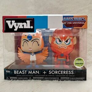 Funko Vynl MOTU Masters of the Universe Beast Man and Sorceress Limited Edition
